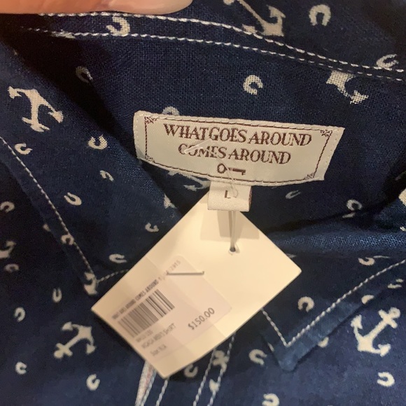 🚨NWT🚨What Goes Around Comes Around Button Down - Picture 2 of 6